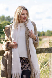 Plain Tassel Soft Touch Scarf