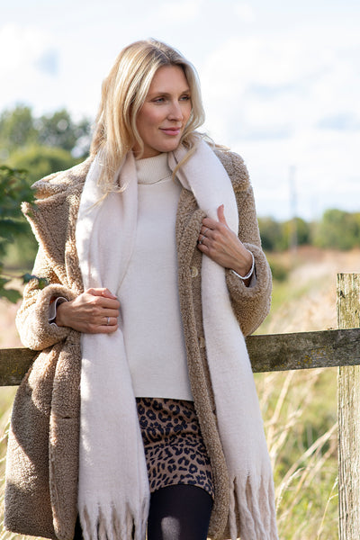 Plain Tassel Soft Touch Scarf