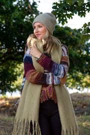 Plain Tassel Soft Touch Scarf