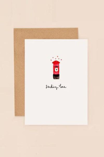 Postbox Sending Love Mini Card