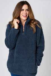 Quarter Zip Sherpa Fleece