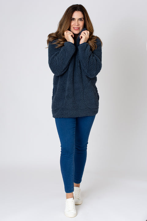 Quarter Zip Sherpa Fleece
