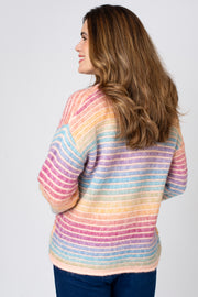 Rainbow Ombre Stripe Jumper