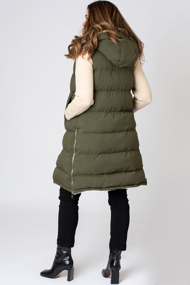 Sherpa Lined Padded Gilet