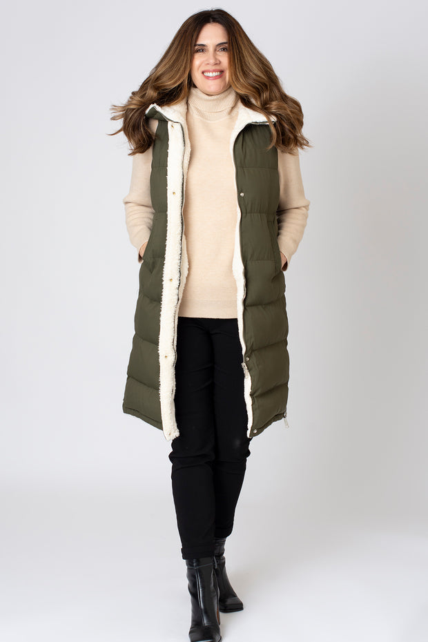 Sherpa Lined Padded Gilet