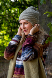 Rib Turn Up Beanie Hat