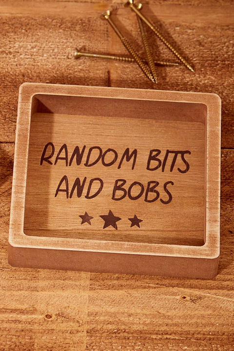 Random Bits & Bobs Wooden Tray