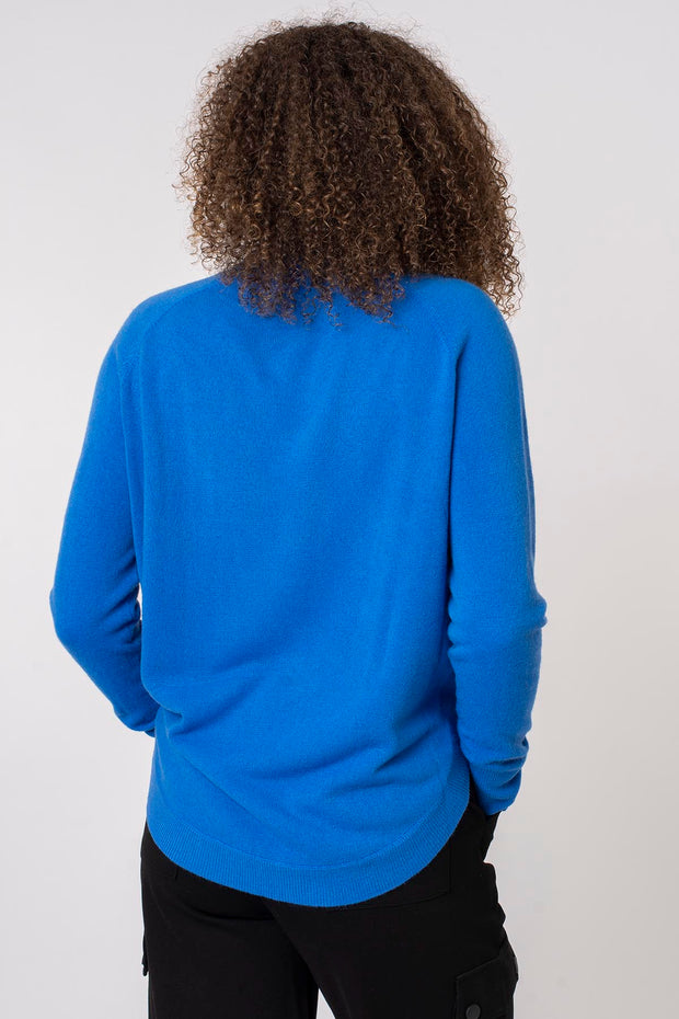 Rollneck Curved Hem Jumper