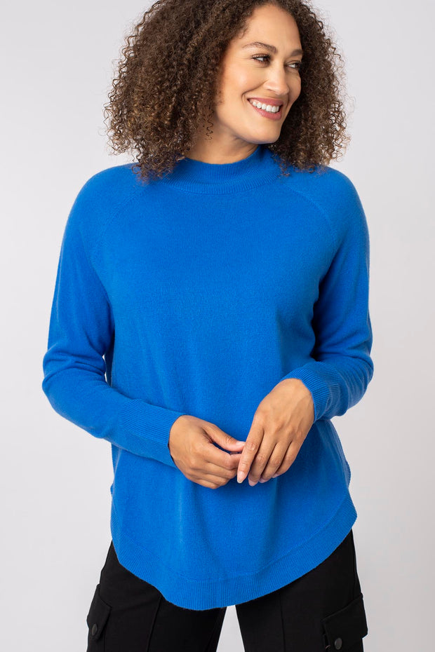 Rollneck Curved Hem Jumper