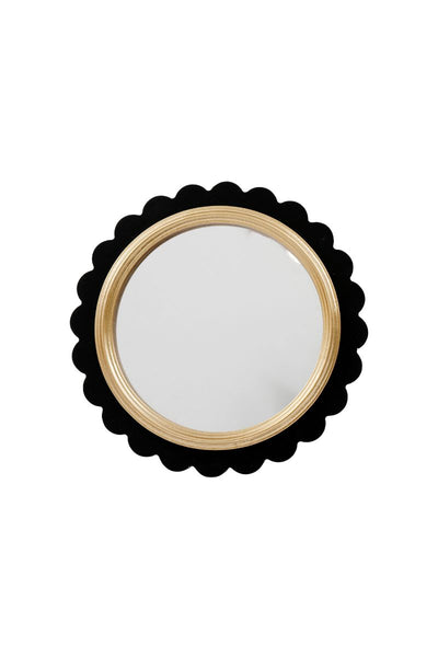 Scalloped Edge Mirror
