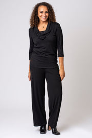 Scattered Sparkle Cowl Neck Top