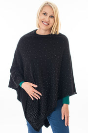 Scattered sparkle poncho