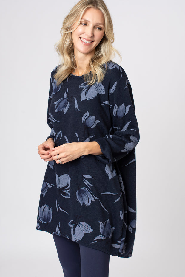 Scattered Tulip Print Tunic