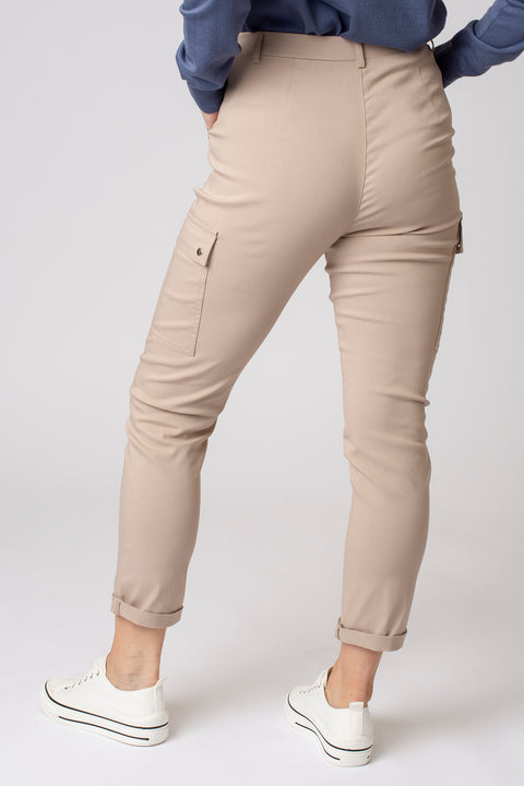 Seam Detail Bengaline Cargo Trousers