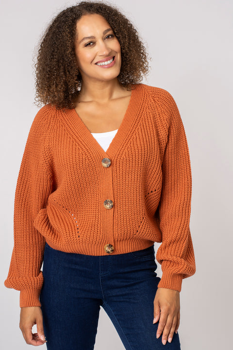 Slouchy Button Cardigan