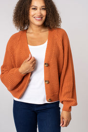 Slouchy Button Cardigan