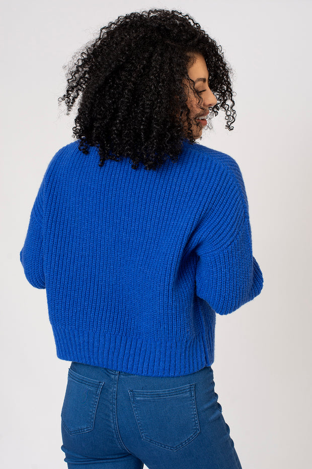 Slouchy Cropped Cardigan