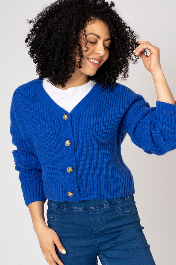 Slouchy Cropped Cardigan