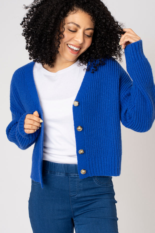 Slouchy Cropped Cardigan