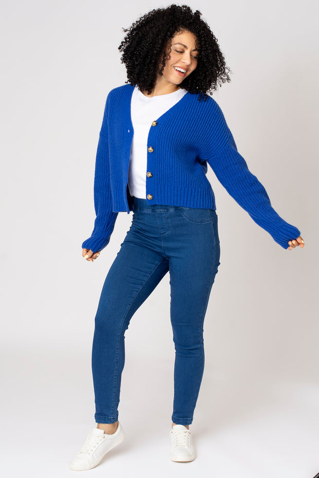 Slouchy Cropped Cardigan