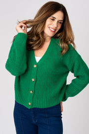 Slouchy Cropped Cardigan