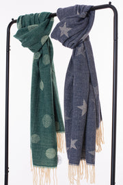 Soft touch star scarf