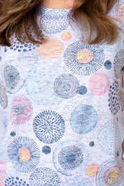 Sparkle Mark Making Circle Burnout T-shirt
