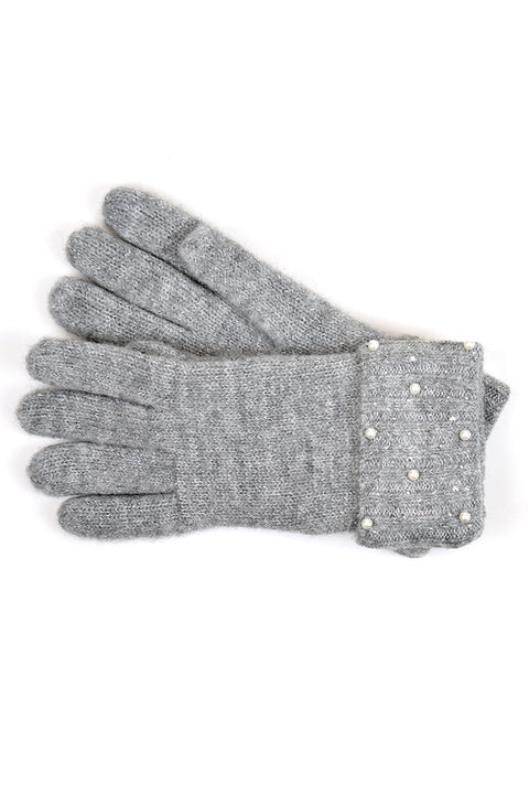 Sparkle cuff gloves