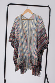 Knitted Stripe Cover Up