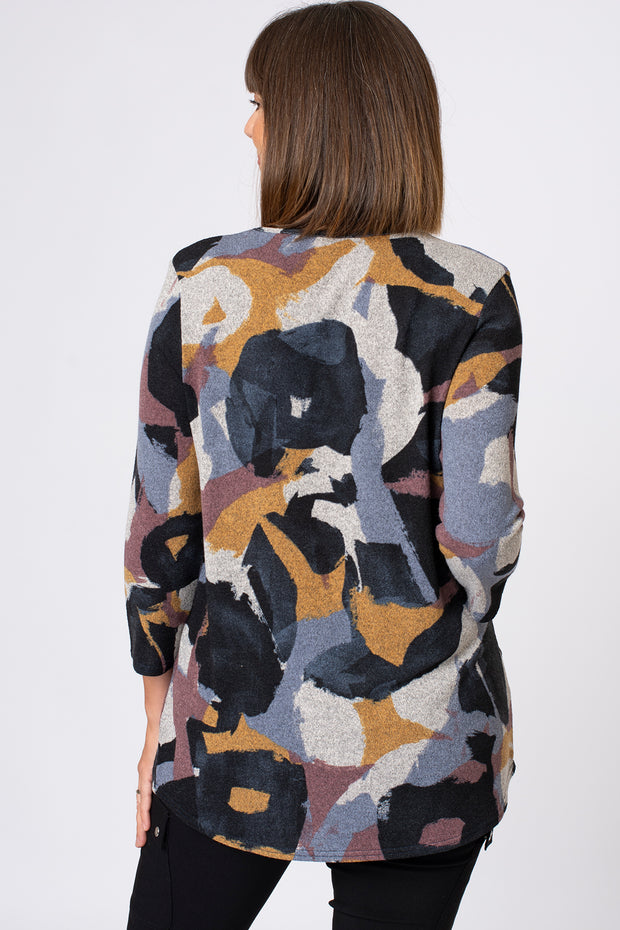 Stampy Shape Print Pocket Tunic