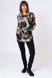 Stampy Shape Print Pocket Tunic