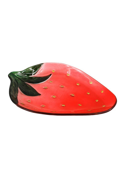Strawberry Shaped Plate