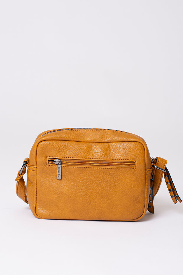Stud Zip Across Body Bag