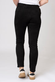 Suedette Zip Detail Trouser