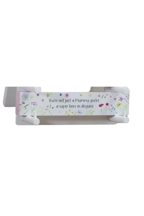 Superhero In Disguise Floral Tabletop Plaque