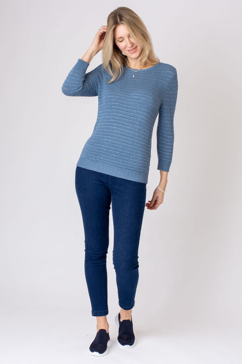 Tape Yarn Button Shoulder Jumper – The Stock Shop