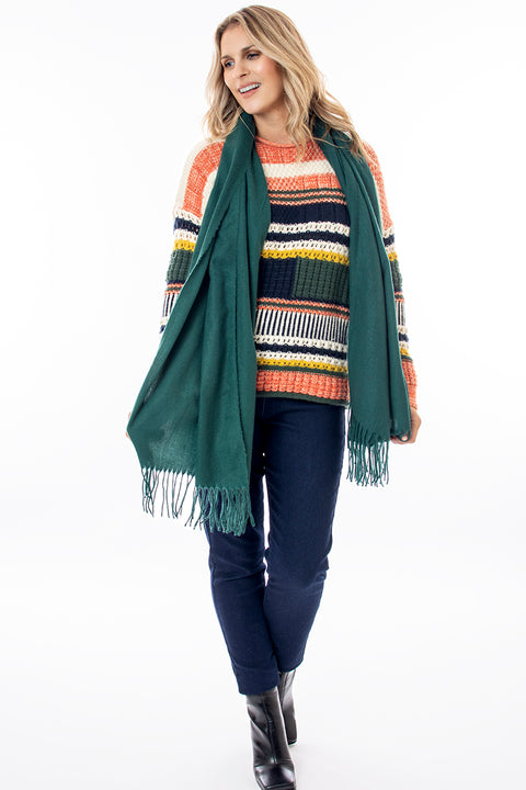 Texture knit autumn jumper