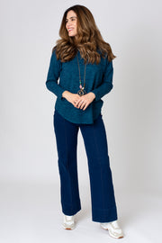 Textured necklace top