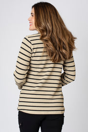 Textured Stripe Pocket Tunic
