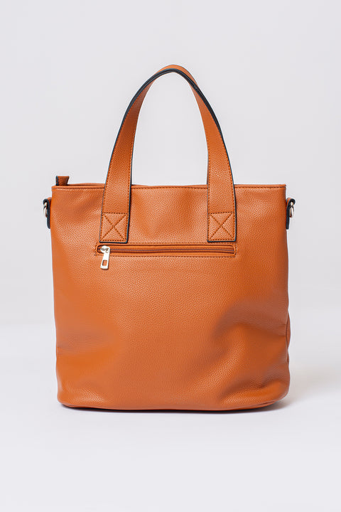 Top Handle Across Body Tote Bag