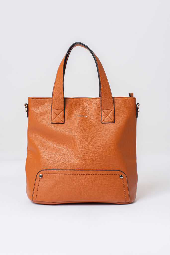 Tan top handle bag online