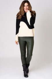 Wavy Fluffy Yarn Jumper