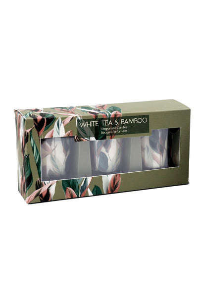 White Tea & Bamboo 3 set Votive Candles