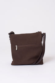 Zip Front Messenger Across Body Bag