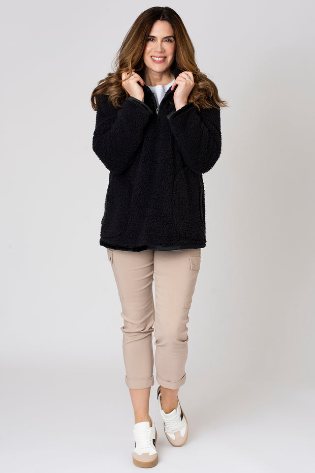 Zip Neck Sherpa Fleece