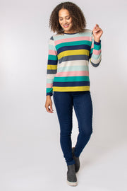 Block stripe brushed top