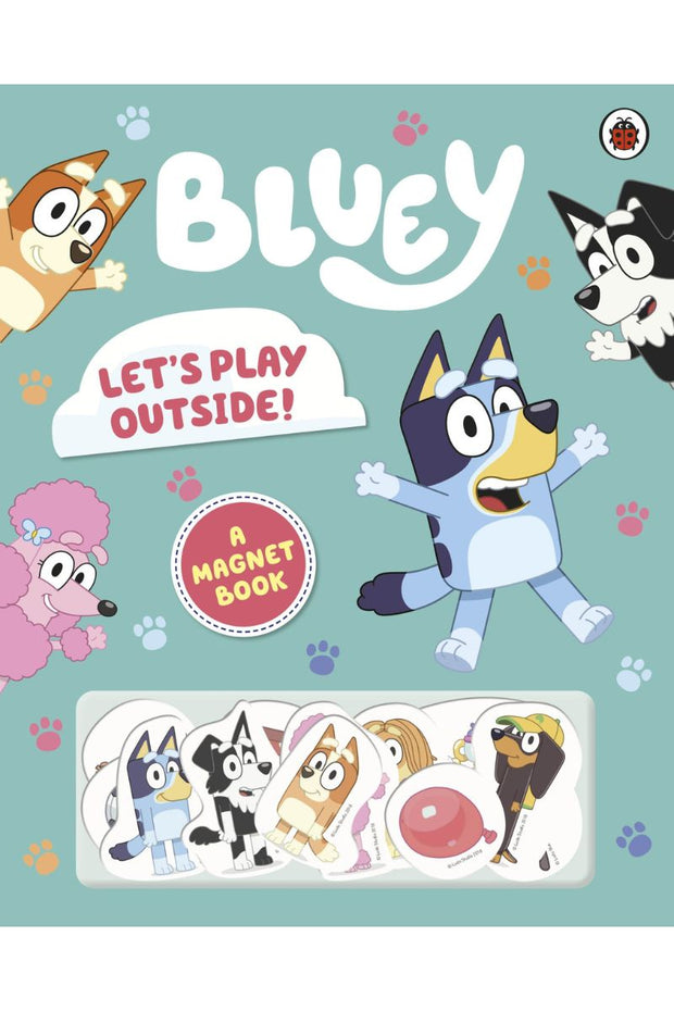 Bluey Lets Play Outside Magnet Book