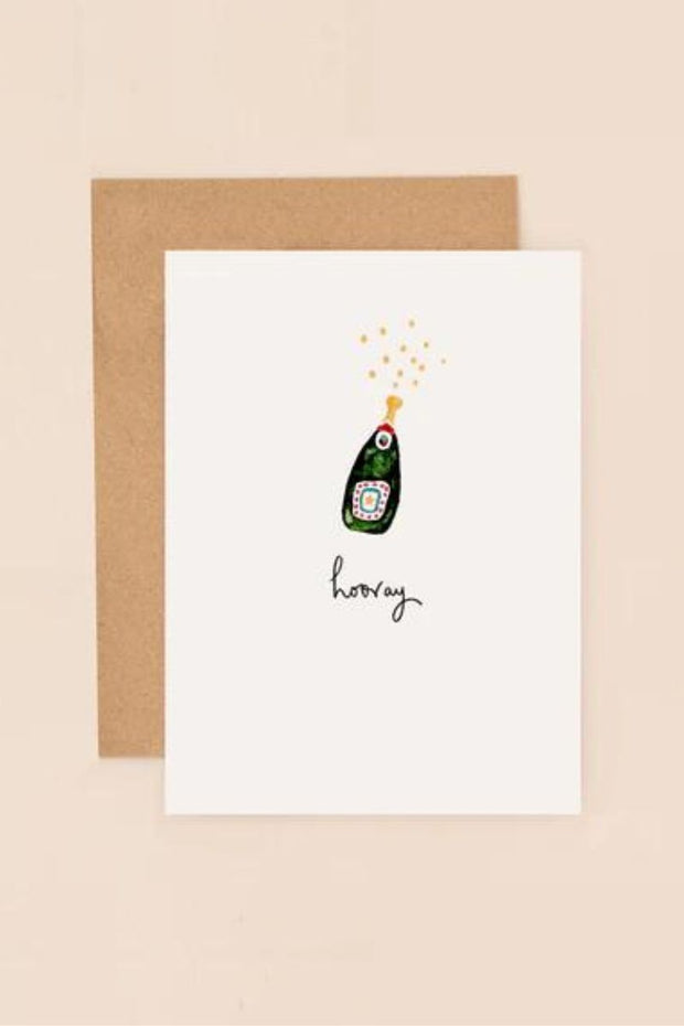 Champagne Hooray Mini Card