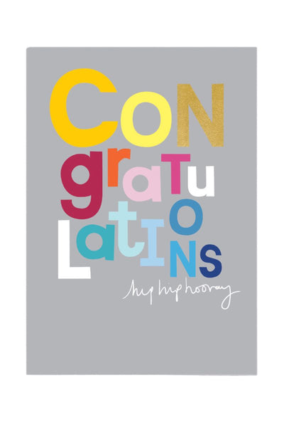 Congratulations - Hip Hip Hooray