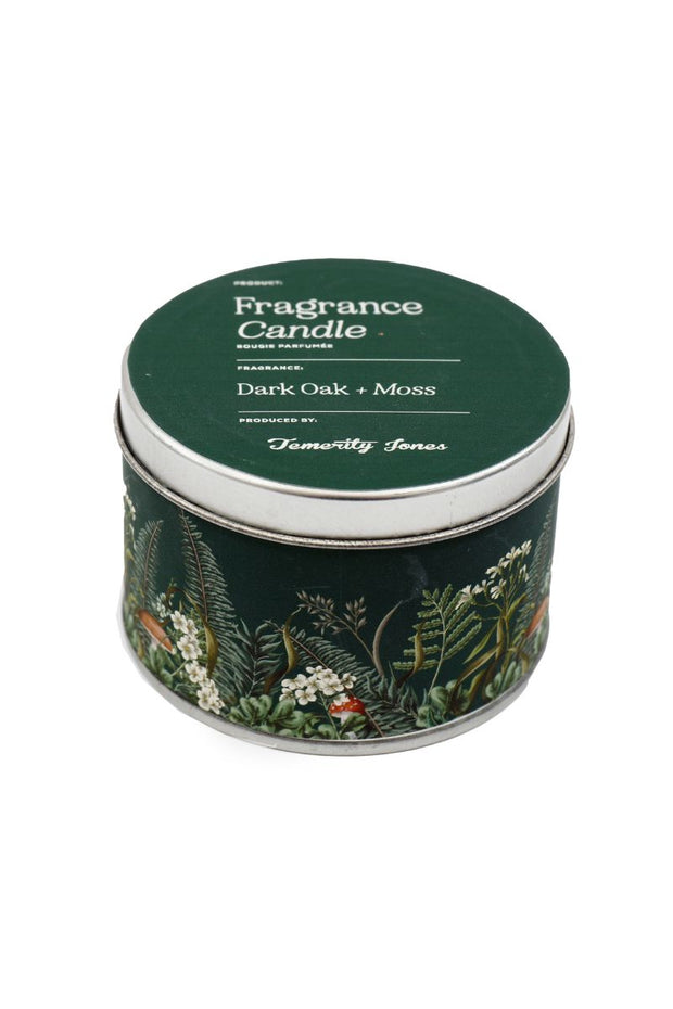 Dark Oak & Moss Mushroom Tinned Candle